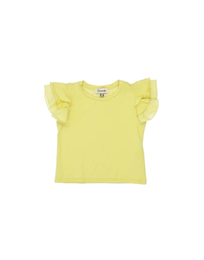 Shop Dixie T-shirts In Yellow