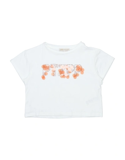 Shop Patrizia Pepe Toddler Girl T-shirt White Size 3 Cotton, Elastane