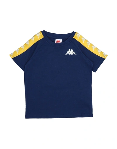 Shop Kappa Toddler Boy T-shirt Midnight Blue Size 5 Cotton