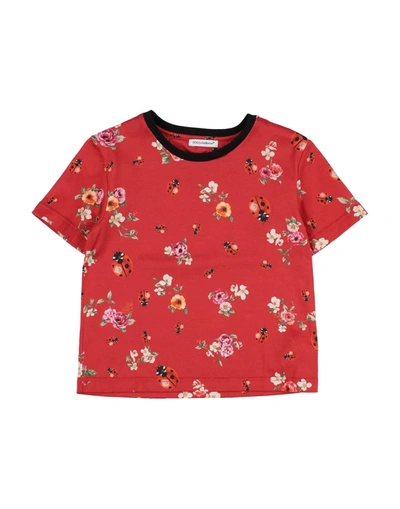 Shop Dolce & Gabbana T-shirts In Red