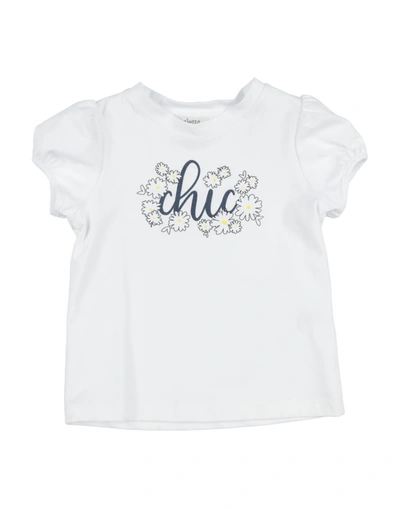 Shop Aletta Toddler Girl T-shirt White Size 4 Cotton, Elastane