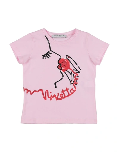 Shop Vivetta T-shirts In Pink