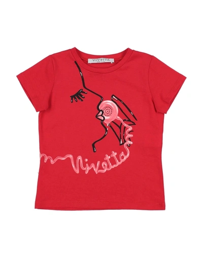 Shop Vivetta T-shirts In Red