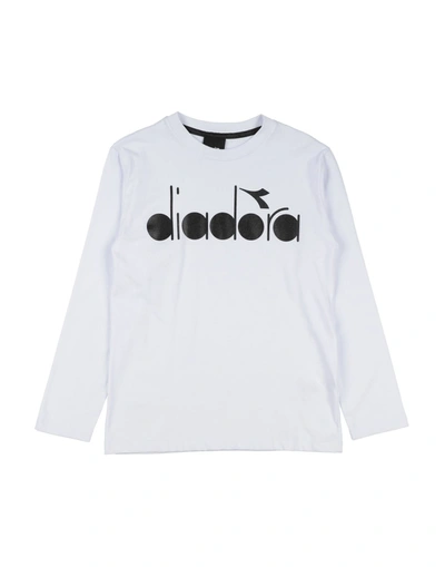 Shop Diadora Toddler Boy T-shirt White Size 6 Cotton