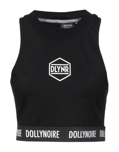 Shop Dolly Noire Woman Tank Top Black Size M Cotton