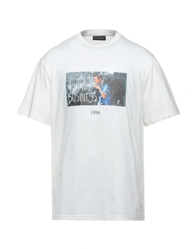 Shop Throwback T-shirts In White