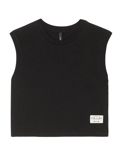 Shop Adam Selman Sport T-shirts In Black