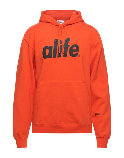 Shop Alife Sweatshirts In Orange