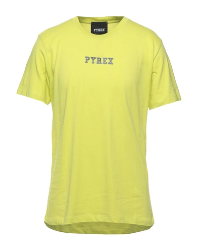 Shop Pyrex T-shirts In Acid Green