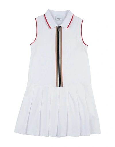 Shop Burberry Dresses In White