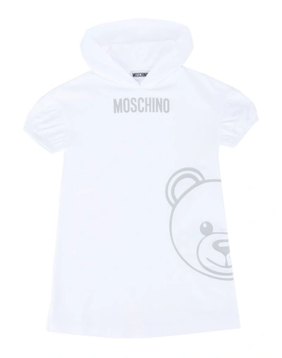 Shop Moschino Teen Dresses In White