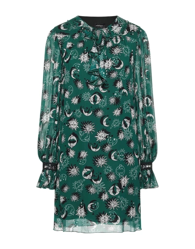 Shop Ottod'ame Woman Mini Dress Emerald Green Size 10 Viscose