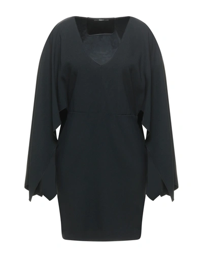 Shop Carla G. Woman Mini Dress Black Size 8 Acetate, Viscose, Elastane