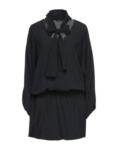 Shop Carla G. Woman Mini Dress Black Size 2 Acetate, Silk