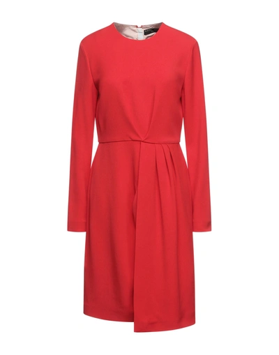 Shop Albino Teodoro Short Dresses In Red