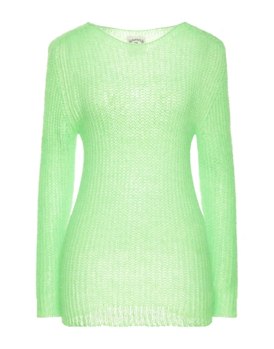 Shop Pink Memories Woman Sweater Acid Green Size 10 Acrylic, Mohair Wool, Polyamide, Wool