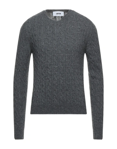 Shop Mauro Grifoni Sweaters In Lead
