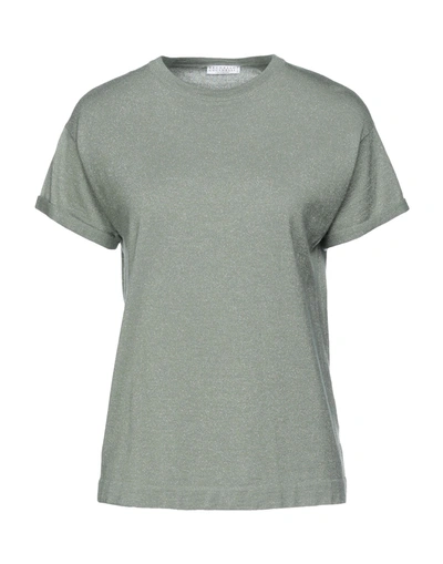 Brunello Cucinelli Sweaters In Military Green
