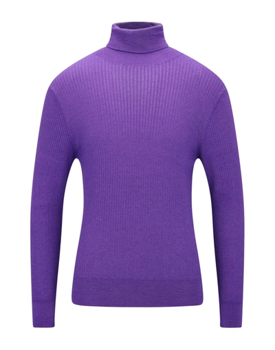 Shop C Oeur Turtlenecks In Purple