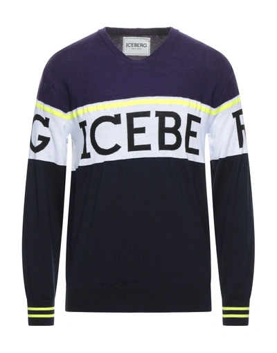 Shop Iceberg Sweaters In Purple