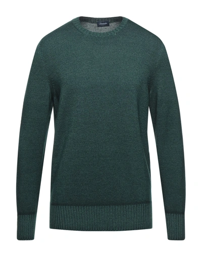 Shop Drumohr Sweaters In Dark Green