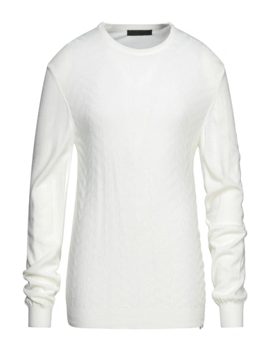 Shop Exte Man Sweater White Size Xxl Wool, Acrylic