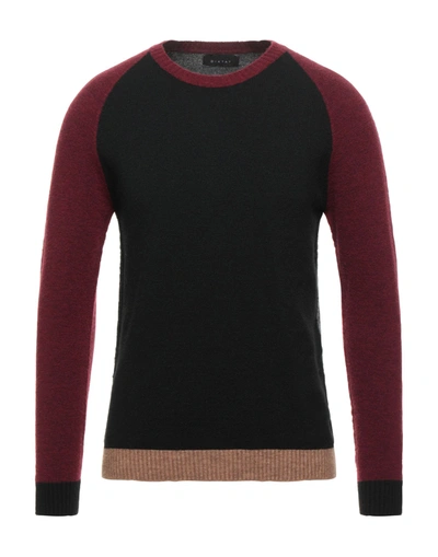 Shop Diktat Man Sweater Black Size S Wool, Acrylic, Polyamide, Elastane
