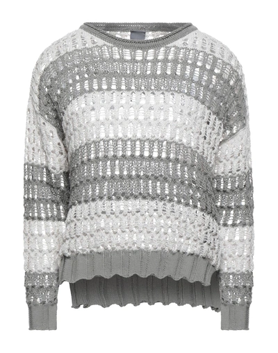 Shop Lorena Antoniazzi Sweaters In Grey