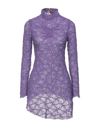Shop Sies Marjan Woman Top Purple Size 2 Cotton, Nylon, Elastane
