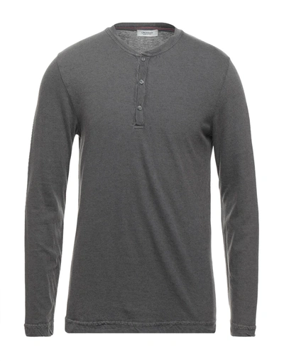 Shop Crossley Man Sweater Grey Size L Cotton, Cashmere
