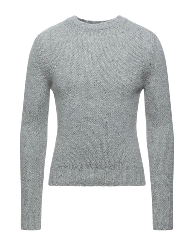 Shop Grey Daniele Alessandrini Man Sweater Grey Size 42 Polyamide, Wool, Silk, Acrylic, Mohair Wool