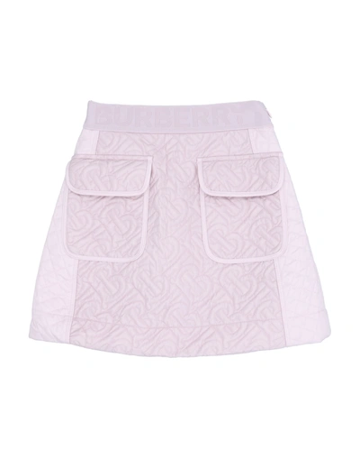 Shop Burberry Skirts In Light Pink
