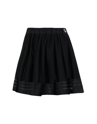 Shop Adidas Originals Mini Skirts In Black