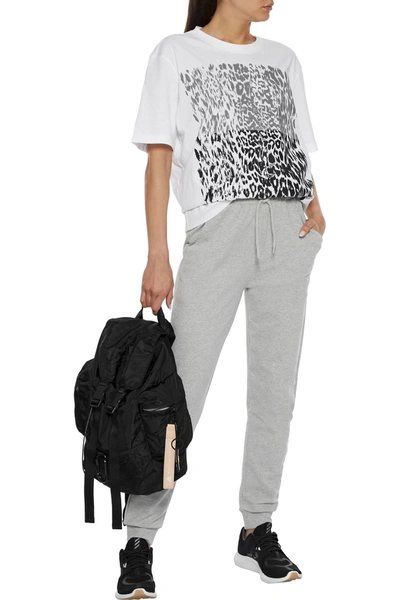 Shop Adidas By Stella Mccartney Printed Cotton-jersey T-shirt In White