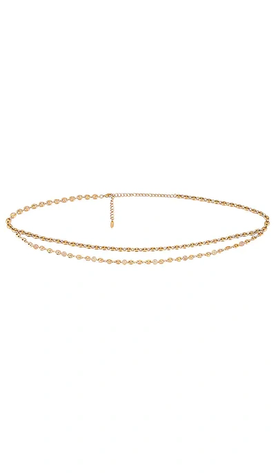 Shop Ettika Chain Belt In Metallic Gold