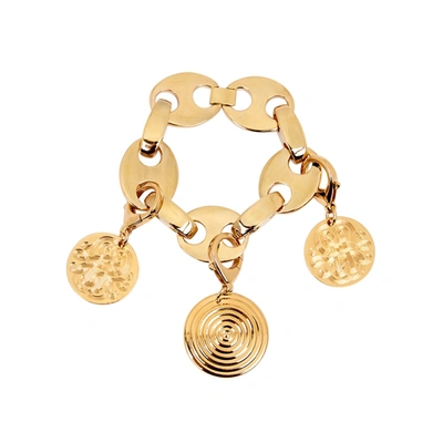 Shop Paco Rabanne Eight Gold-tone Link Bracelet