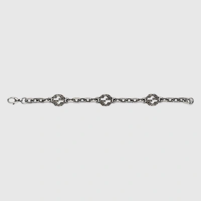 Shop Gucci Bracelet With Enamelled Interlocking G In Undefined