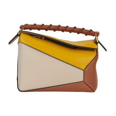 Loewe puzzle grained clearance leather