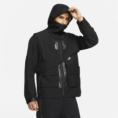 Shop Nike X Mmw Jacket In Black