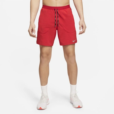 Shop Nike Men's Flex Stride 7" 2-in-1 Running Shorts In Red
