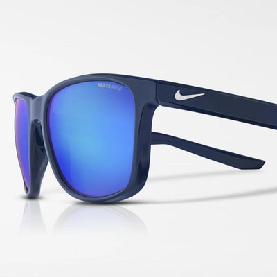 Shop Nike Unisex Essential Endeavor Polarized Sunglasses In Blue