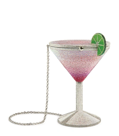 Shop Judith Leiber Martini Cosmopolitan Clutch Bag In Pink