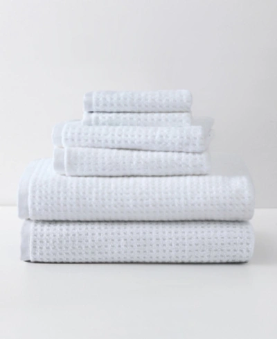 Shop Tommy Bahama Home Northern Pacific Quick Dry Towel Set, 6 Piece In White