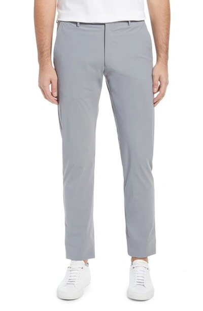 Zanella Men's Solid Active Stretch Pants In Grey