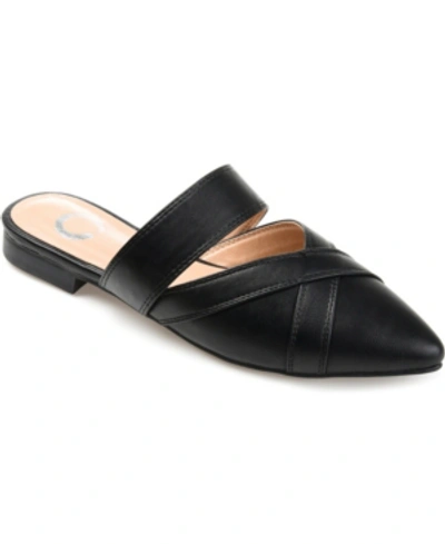 Shop Journee Collection Women's Stasi Pointed Toe Mules In Black