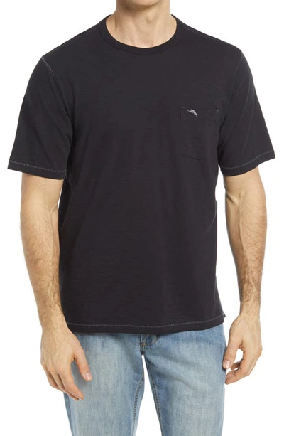 Shop Tommy Bahama Bali Beach Crewneck T-shirt In Black