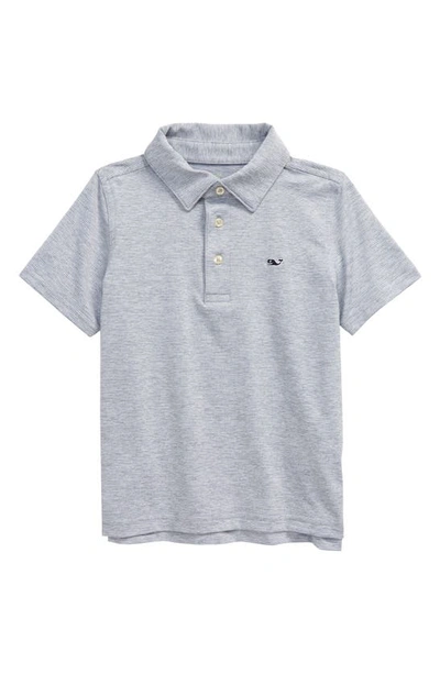 Vineyard Vines Kids' St. Jean Stripe Sankaty Performance Polo In Stripe Ham