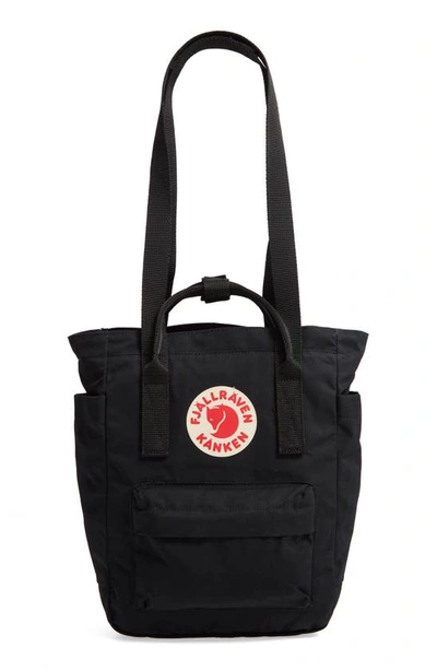 Shop Fjall Raven Mini Kanken Tote Backpack In Black