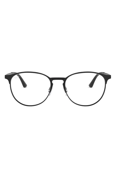 Shop Ray Ban 51mm Optical Glasses In Matte Black