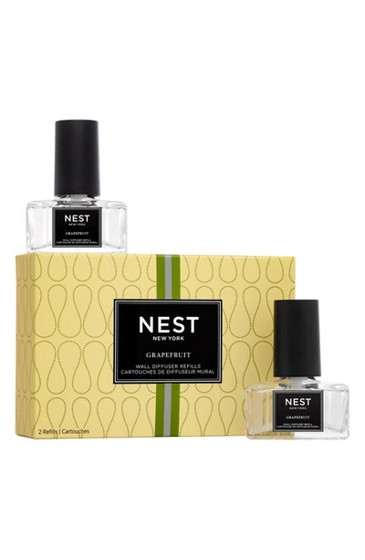 Shop Nest New York Wall Diffuser Refill Set In Grapefruit